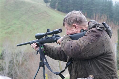 Doug Chandler shooting Trophy Red Stag